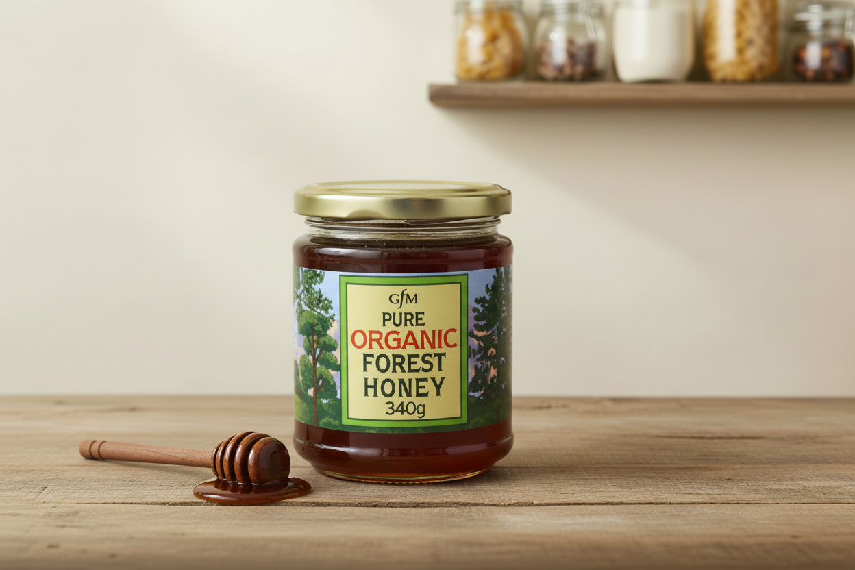 GFM Organic Forest Honey Pantry Style