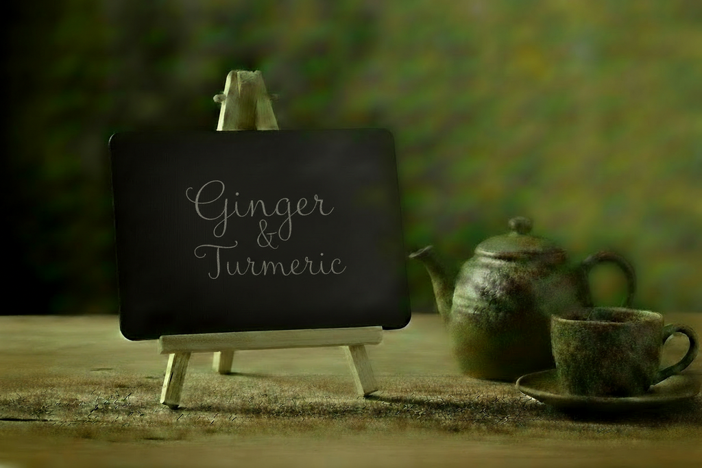 Ginger & Turmeric 3 Lines Chalkboard