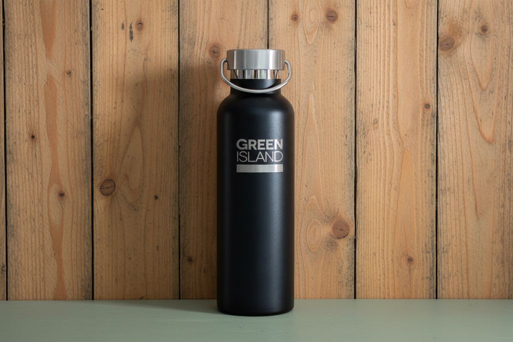 Green Island Black Bottle — Out and About Scene