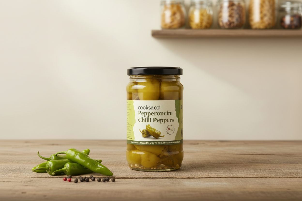 Green Pepperoncini Peppers Pantry Style