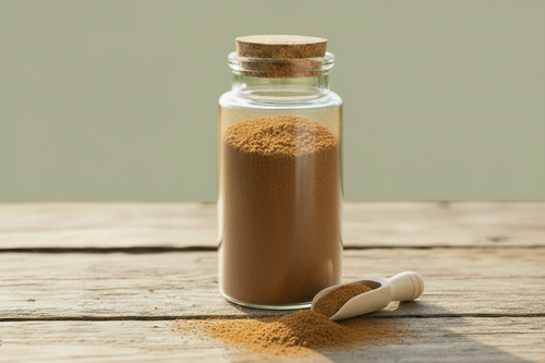Ground cinnamon jar