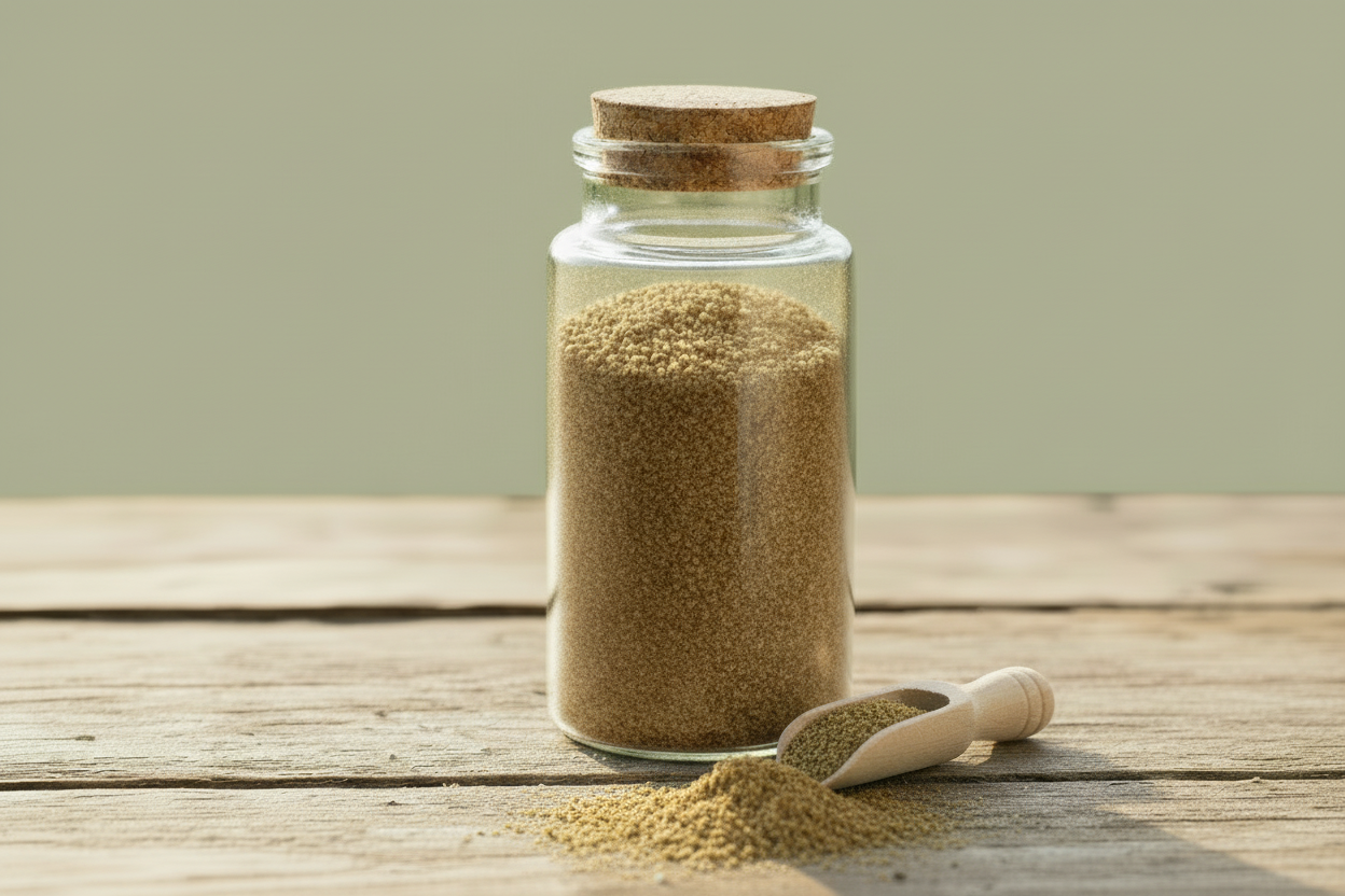 Ground cumin jar