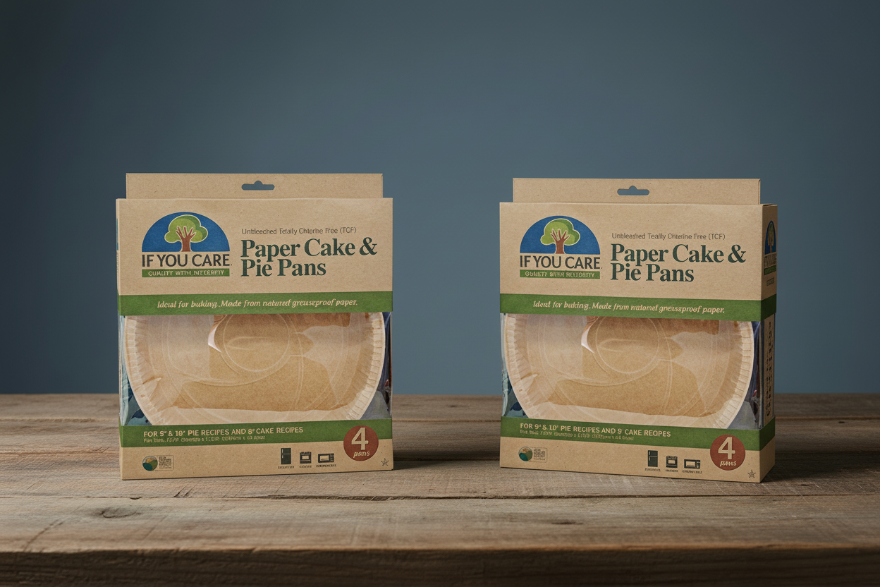 If You Care Paper Cake and Pie Pans - two boxes