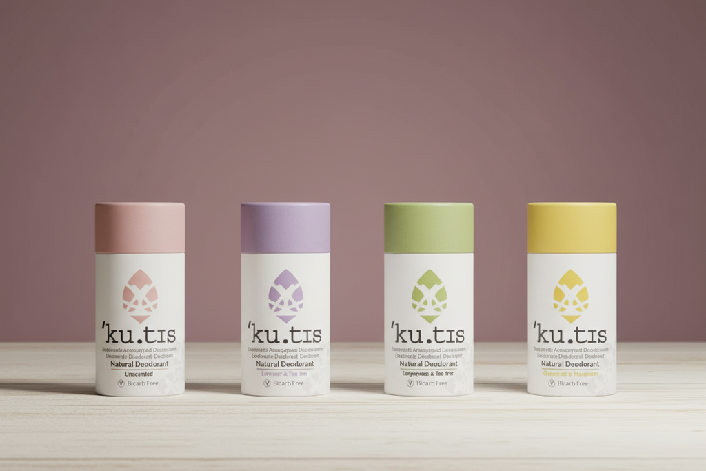 Ku.tis Deodorant Bicarb Free - All 4 Combined