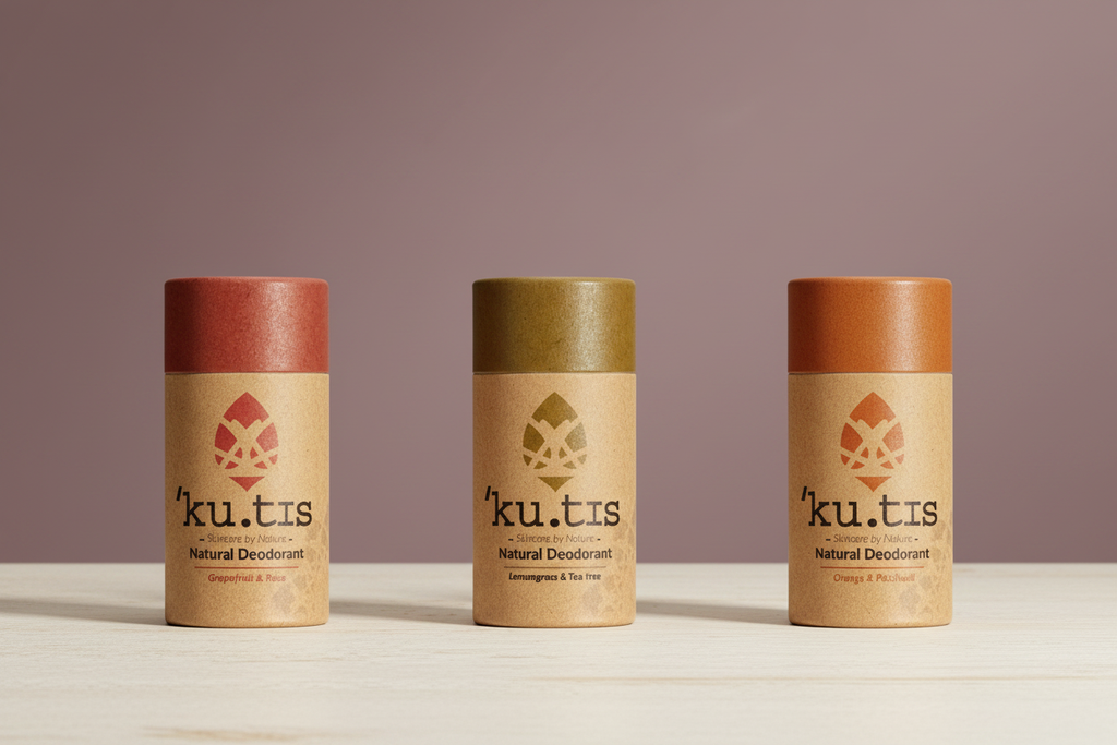 Ku.tis Natural Deodorant - All 3 Combined - Deep Dusty Mauve
