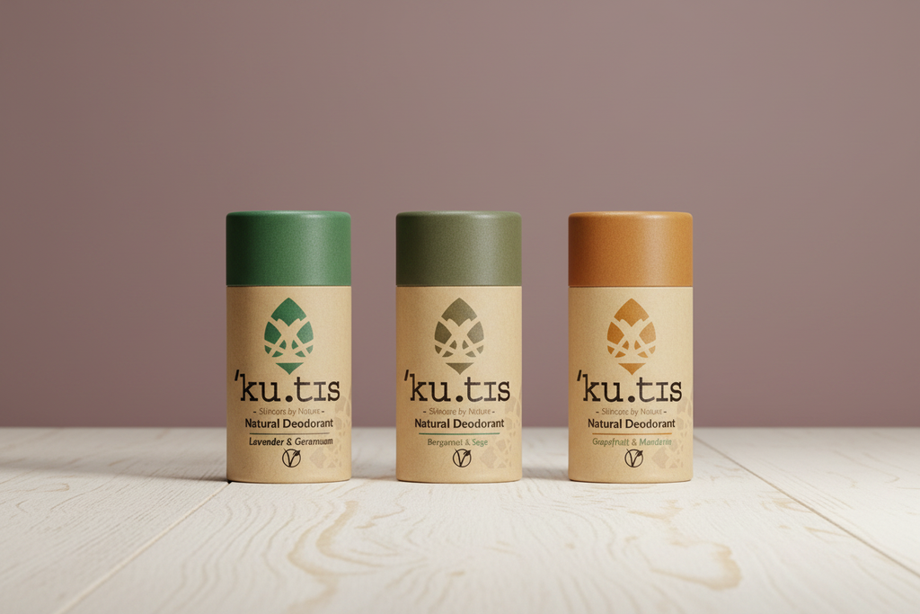 Ku.tis Natural Vegan Deodorant - All 3 Combined