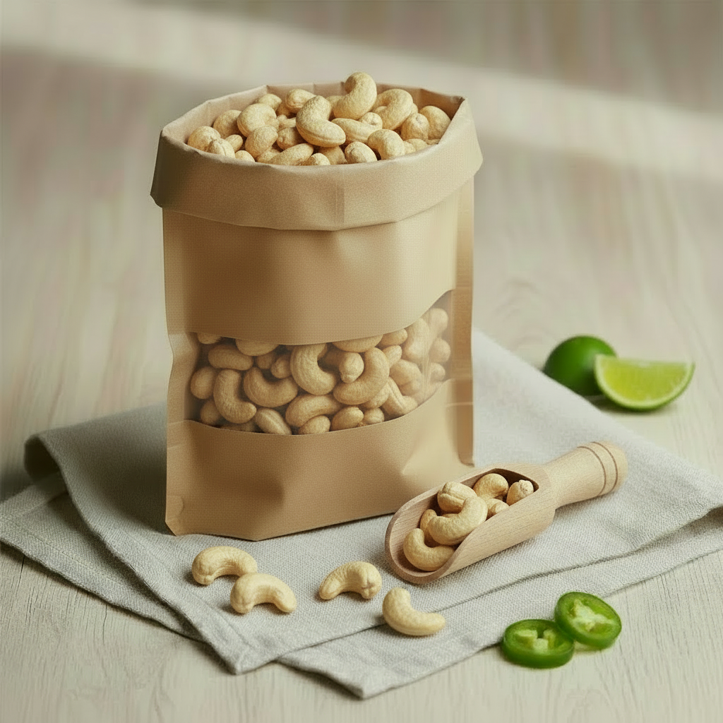 Light Cashews with Jalapeño and Lime