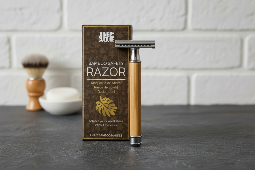 Light Thin Bamboo Razor + Box