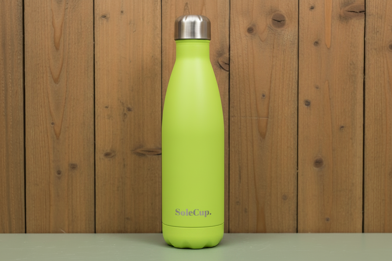 Lime Green SoleCup - Out and About