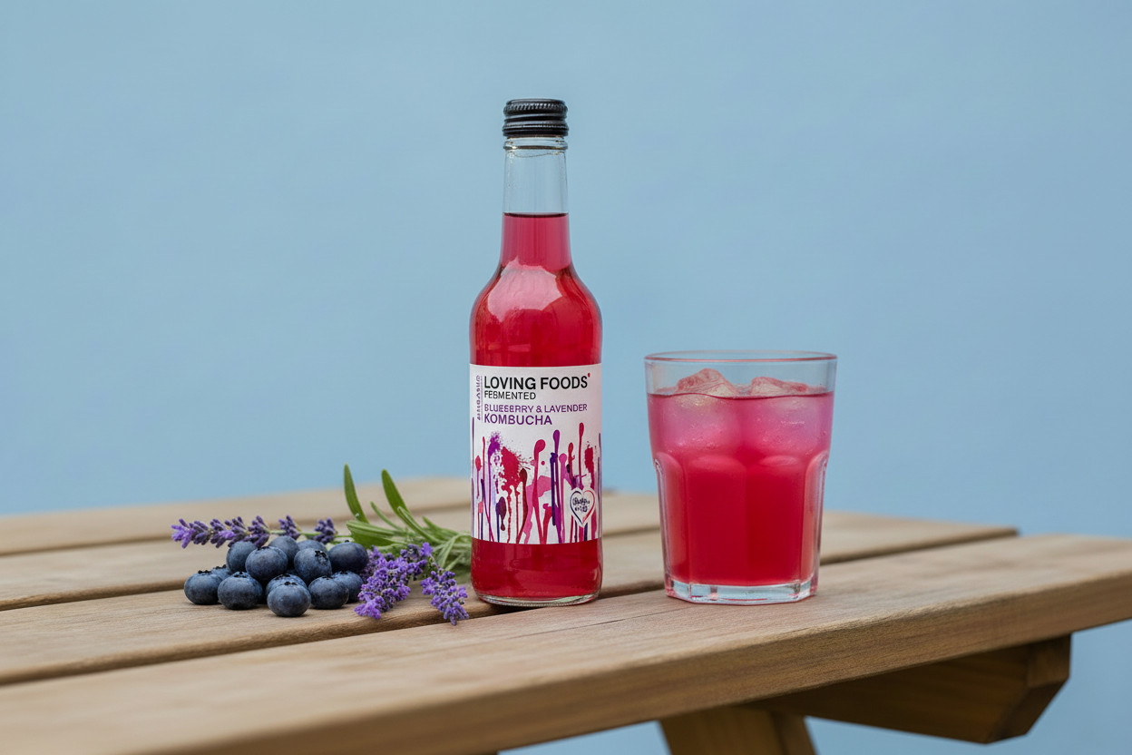 Loving Foods Blueberry & Lavender Kombucha