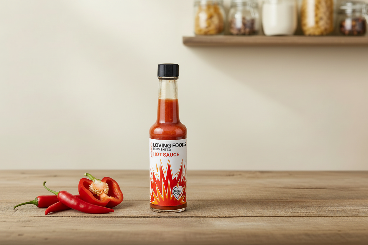Loving Foods Organic Hot Sauce Pantry Style