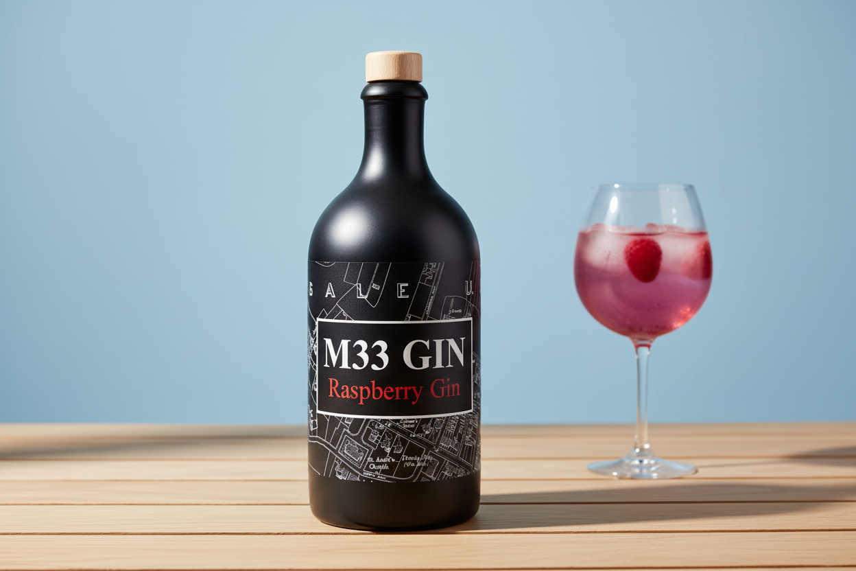 M33 Gin - Raspberry Gin
