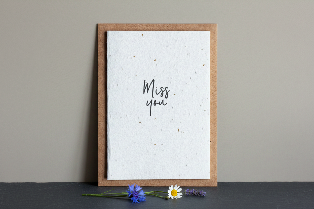 Miss You Plantable Seed Card
