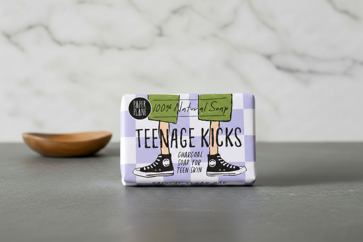 Paper Plane Teenage Kicks Soap Bar - Large, Exact Product