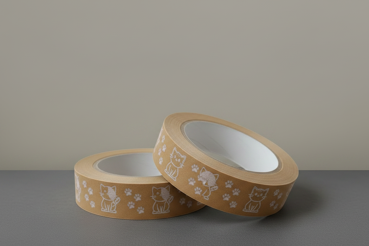 Paper Tape Cats - Deeper Floor