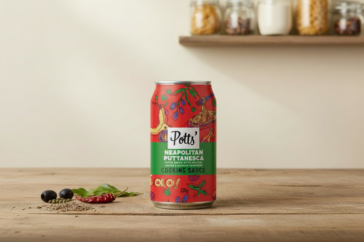 Potts' Neapolitan Puttanesca Pantry Style