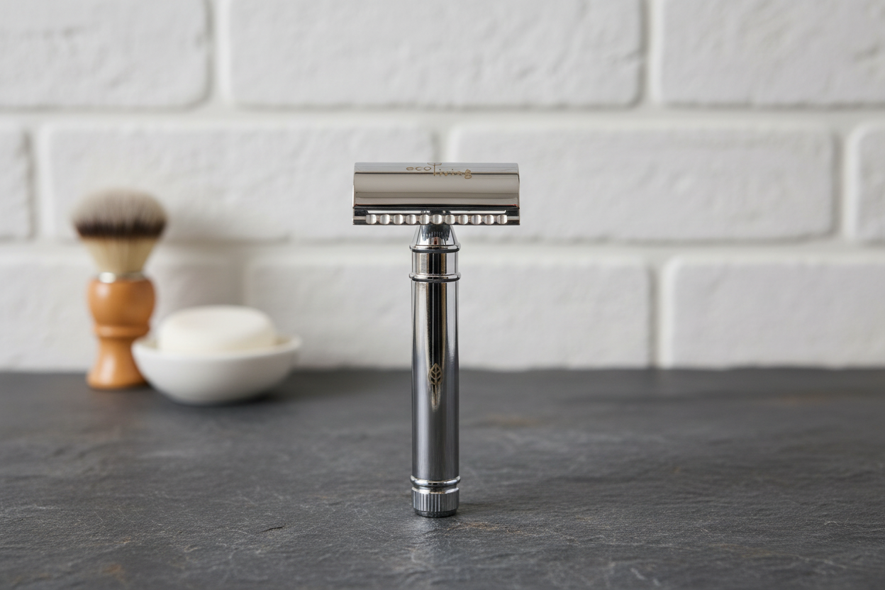Chrome Double Edge Safety Razor | Plastic-Free | Eco Living – Fantastic ...