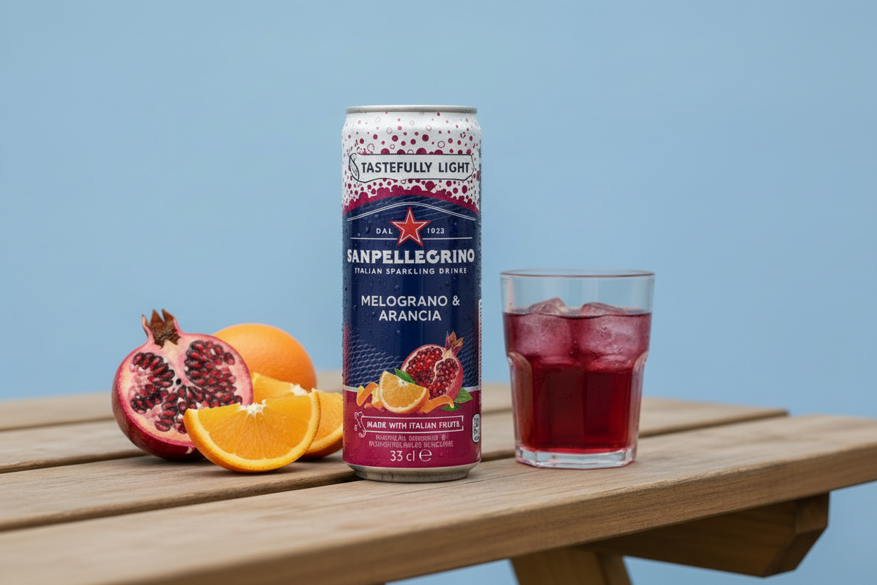 Sanpellegrino Red Drink Glass