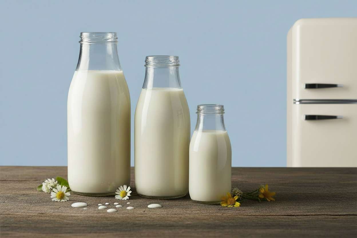 Semi Skimmed Milk Cream Fridge