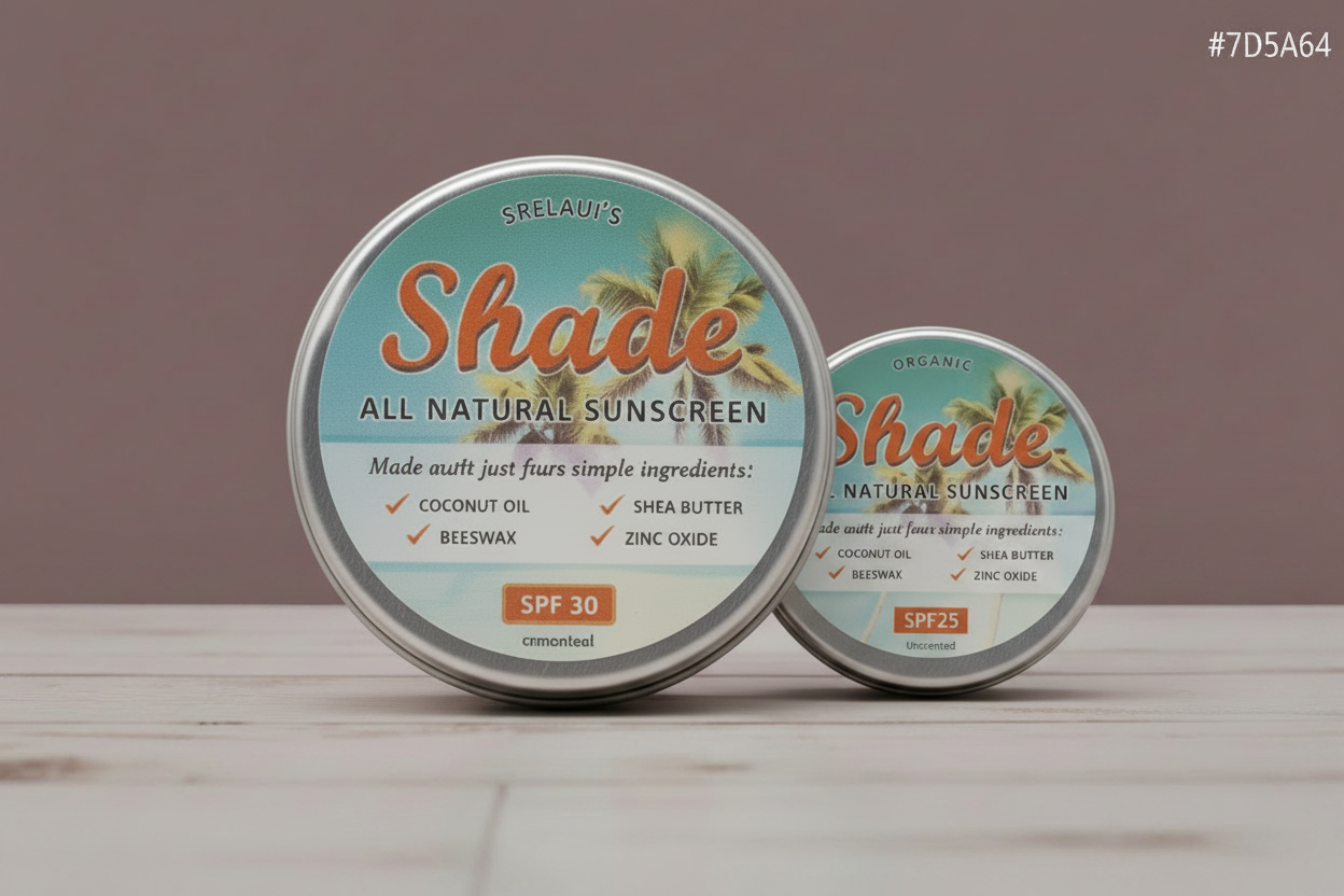 Shade Sunscreen - Two Tins with Depth - Deep Dusty Mauve