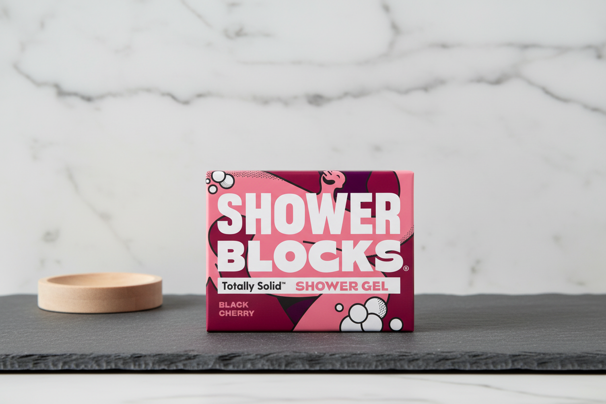 Shower Blocks Black Cherry - Hero Shot