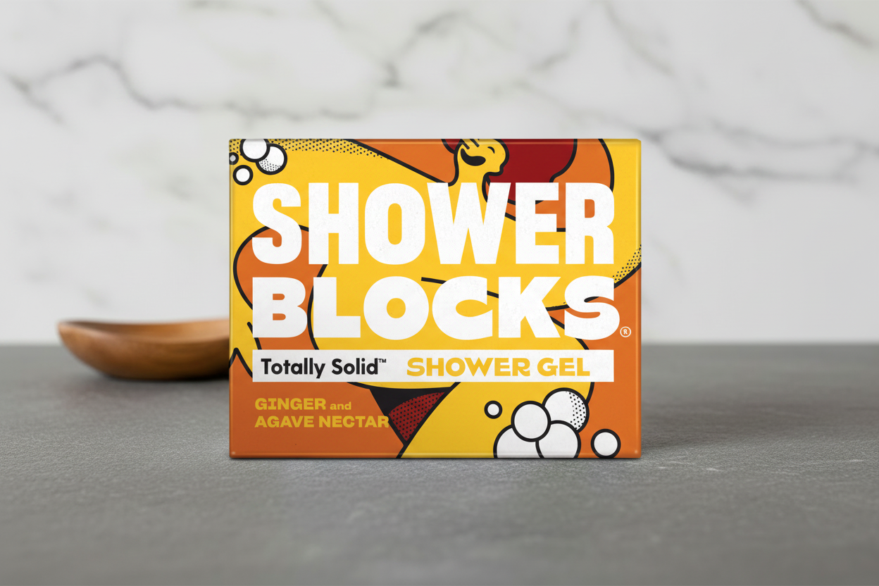 Shower Blocks - Ginger & Agave Nectar