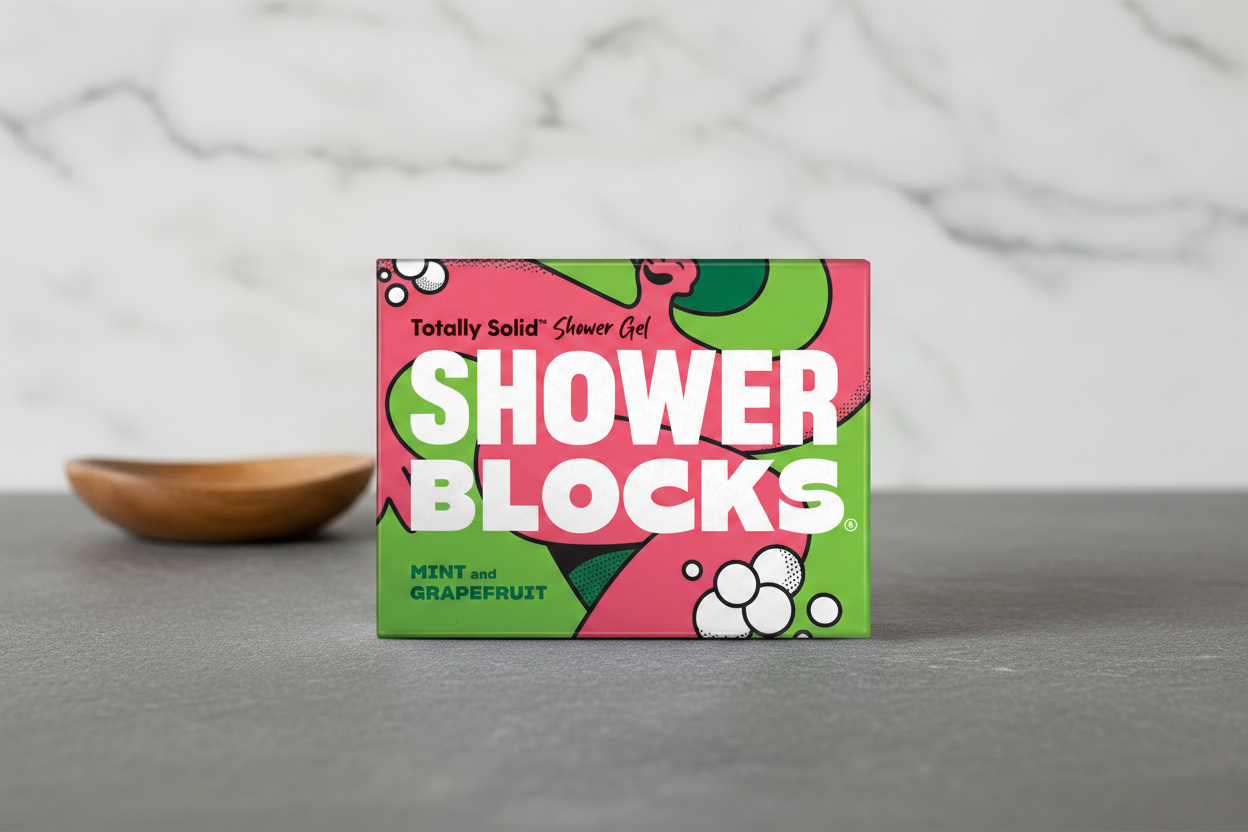 Shower Blocks - Mint & Grapefruit - Bigger
