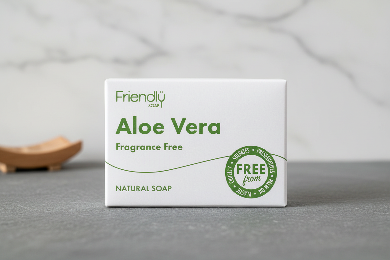 Soap Bar - Aloe Vera - Extreme Close Up