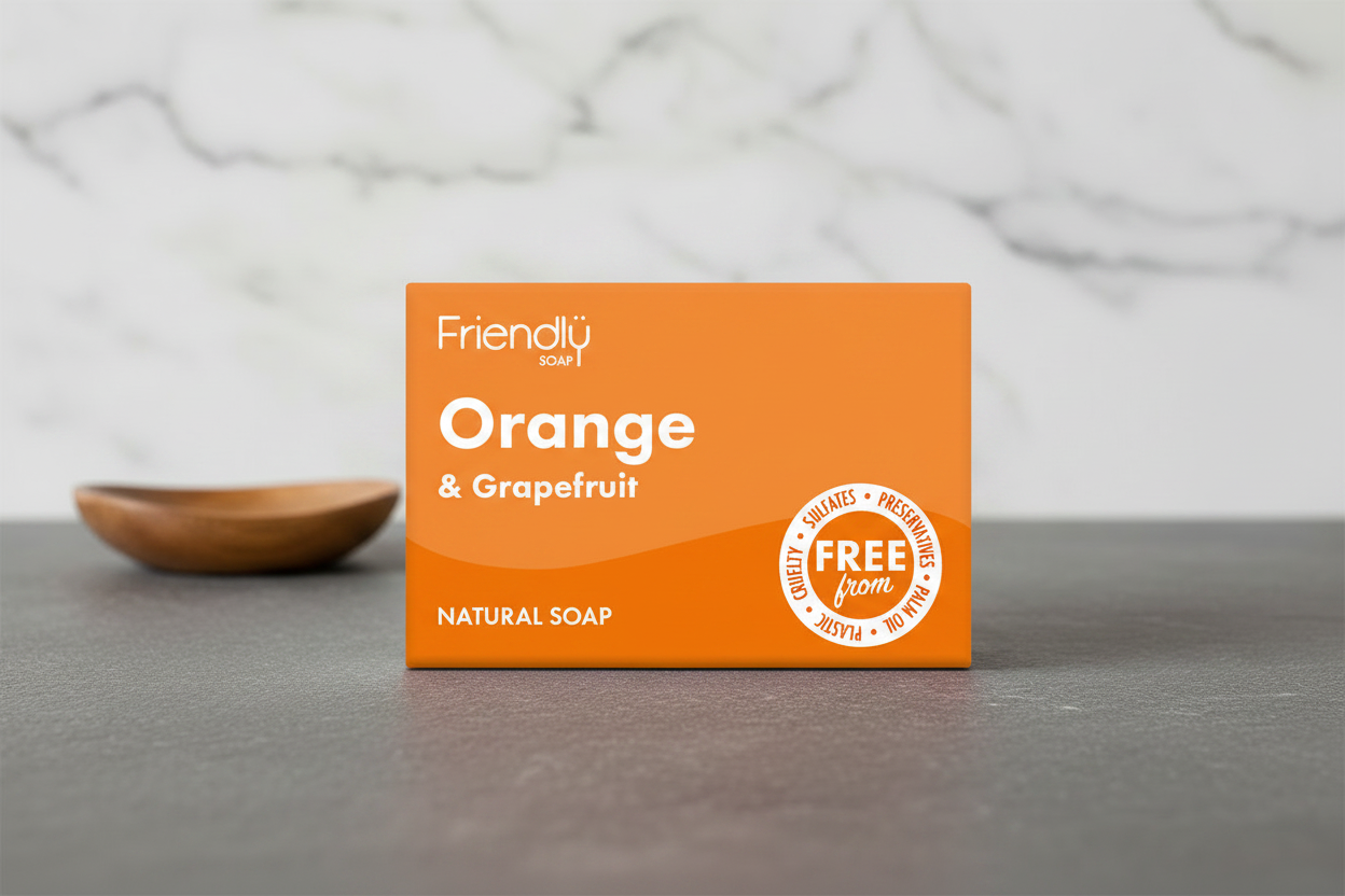 Soap Bar - Orange & Grapefruit - Friendly Soap