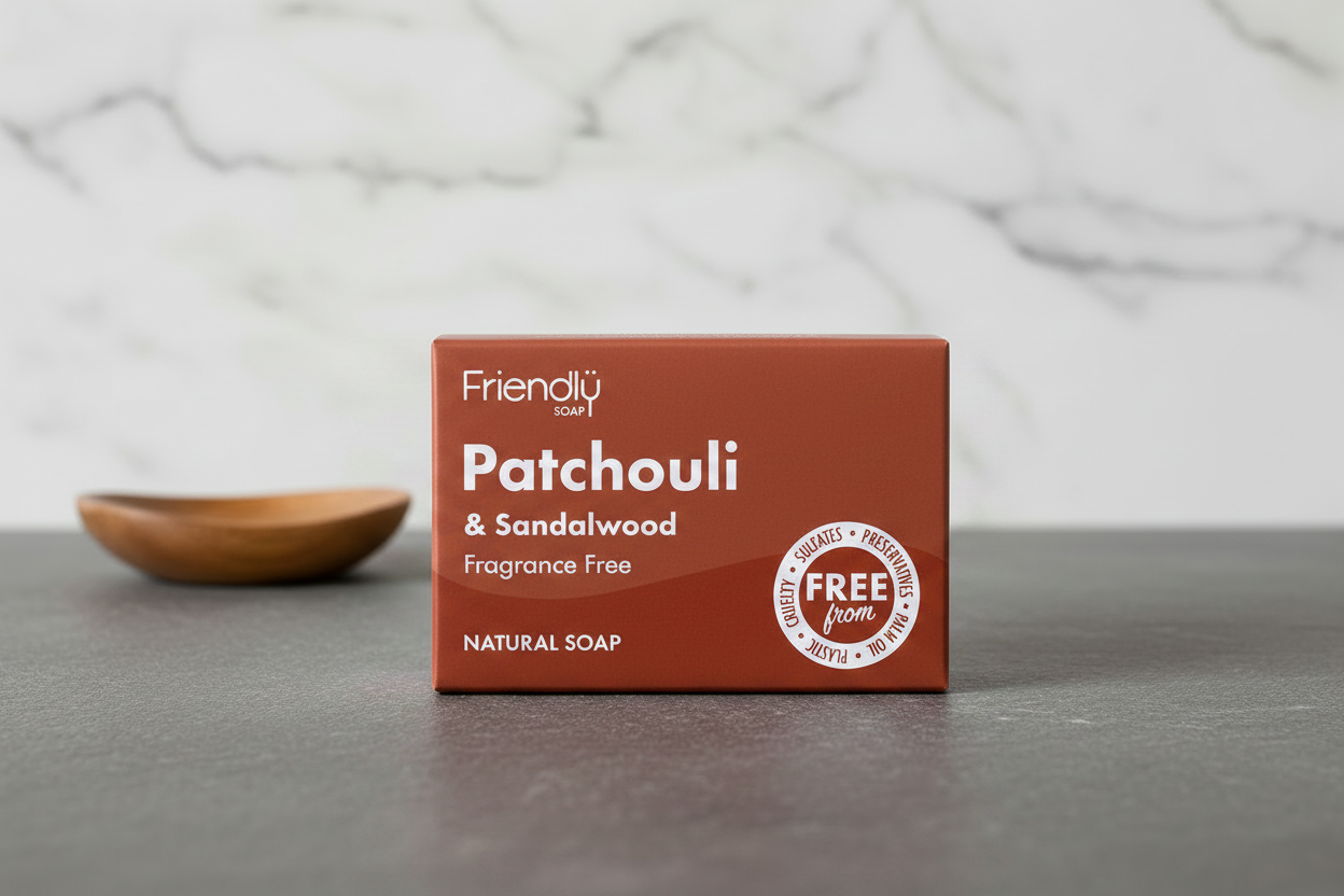 Soap Bar - Patchouli & Sandalwood - Friendly Soap