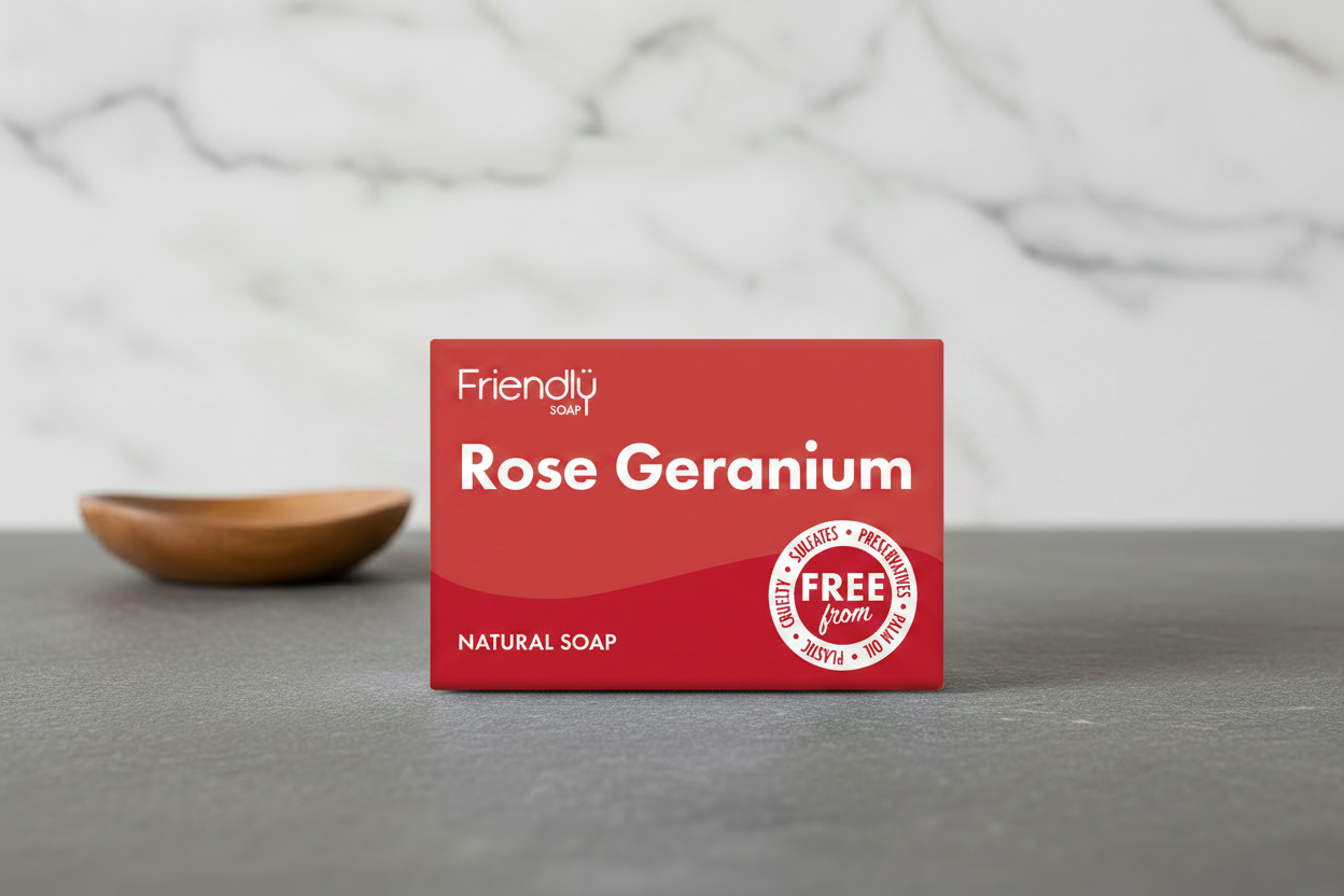 Soap Bar - Rose Geranium - Friendly Soap