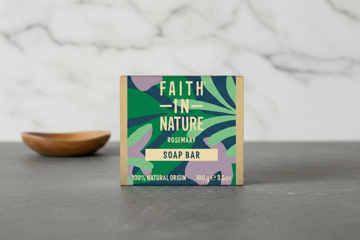 Soap Bar - Rosemary - Faith in Nature - Marble Fix