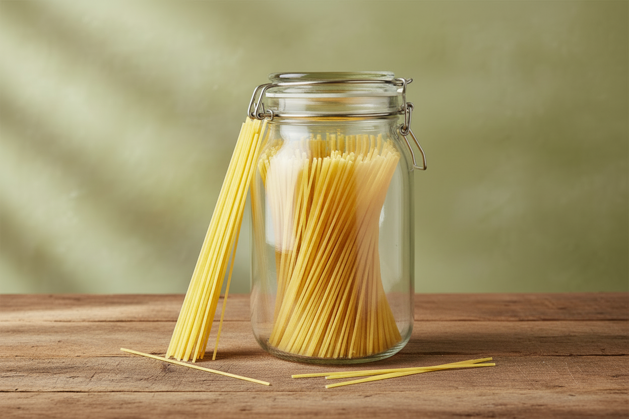 Spaghetti in Kilner Jar