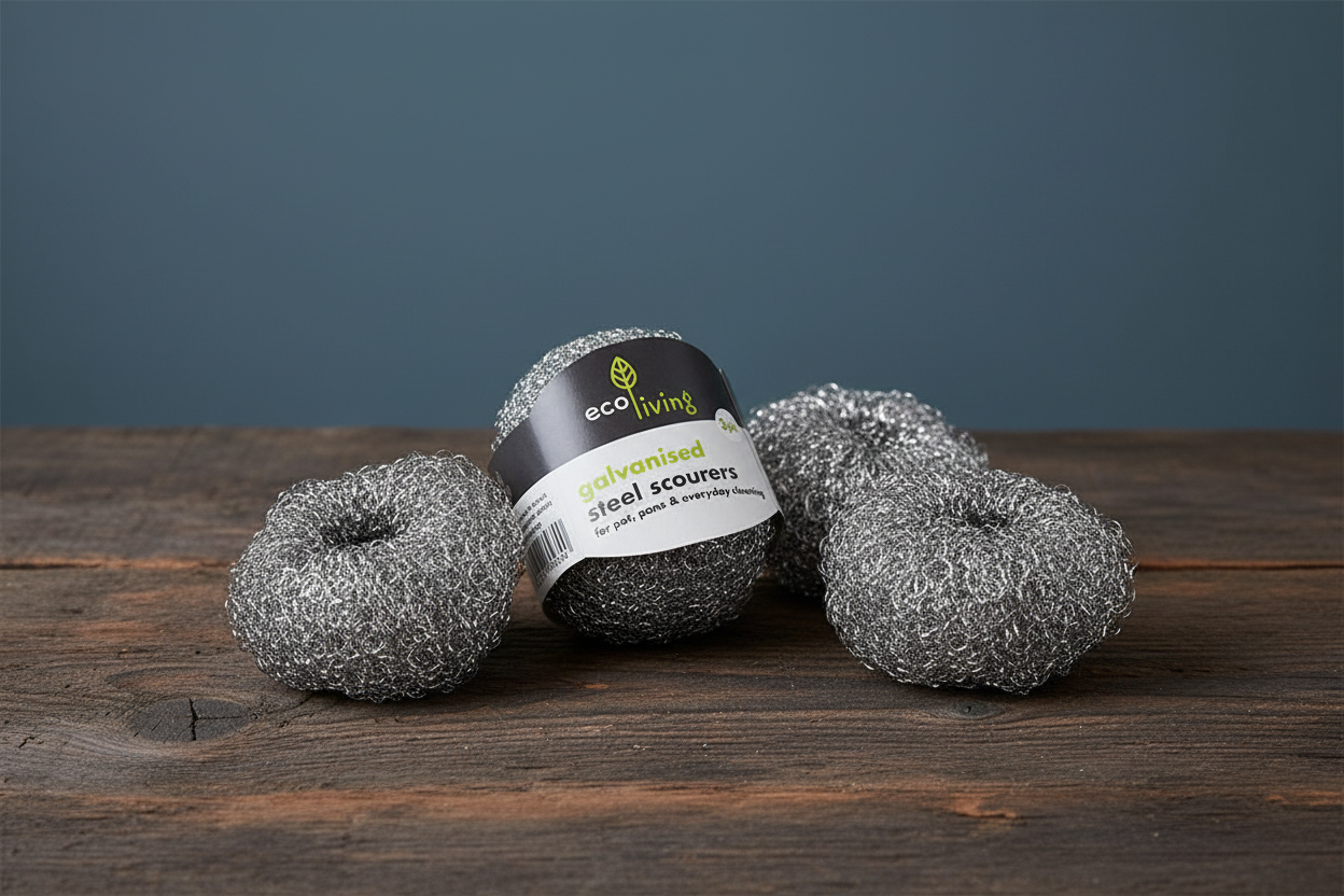 Steel Scourers - EcoLiving - Household Style