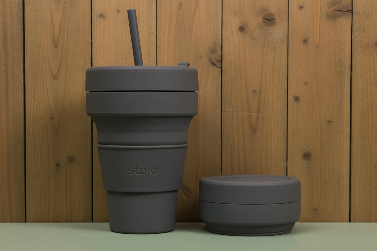 Stojo Charcoal - Cup + Puck