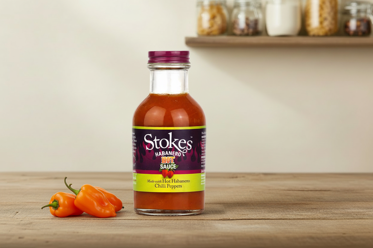 Stokes Habanero Hot Sauce - Shelf Fixed