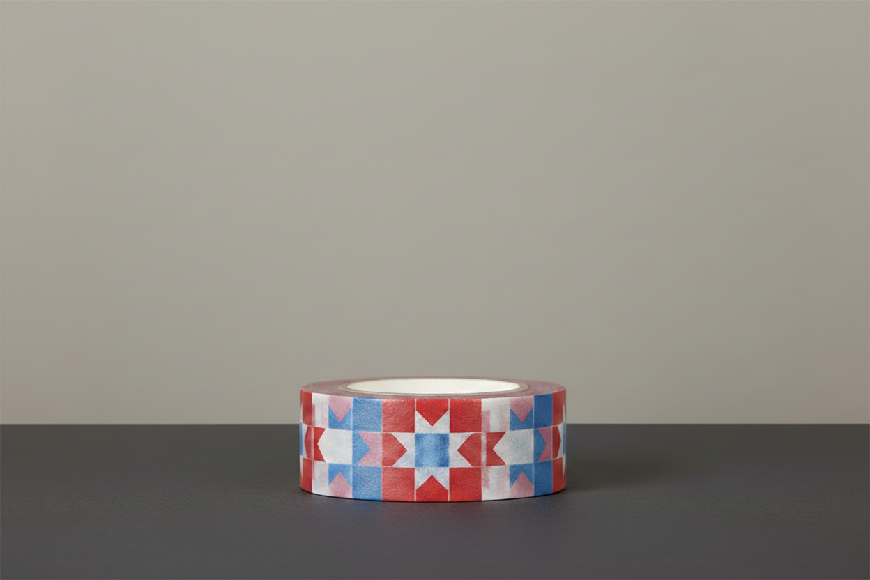 Tape Red White Blue Geometric - Extreme Hero