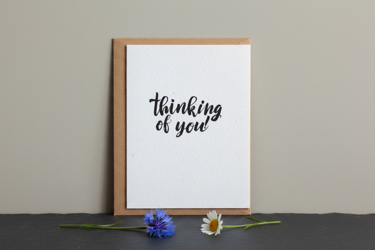 Thinking of You Plantable Seed Card - With Envelope