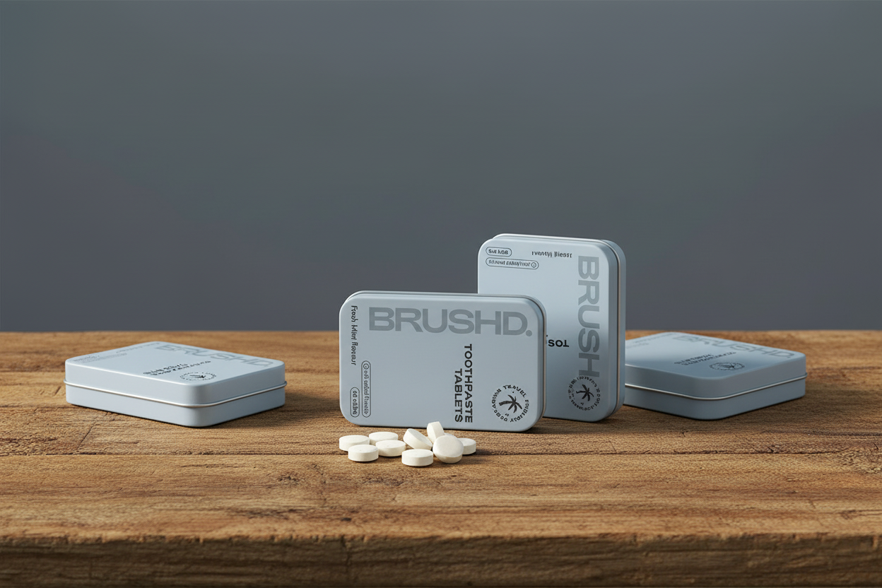 Toothpaste Travel Tin - 3 Matching Tins