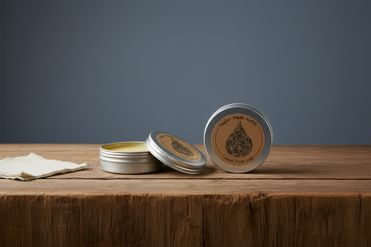 Wood Polish Wax - solid wooden base